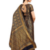 Dhiyona RV Women's Banarasi Cotton Silk With Golden Zari Weaving Pattern Saree With Blouse ( KVD1351 )