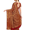 Dhiyona RV Women's Banarasi Cotton Silk With Golden Zari Weaving Pattern Saree With Blouse ( KVD1353 )