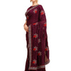 Dhiyona RV Women's Vichitra Silk With Zari Embroidery Saree ( KVD1355 )