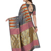Dhiyona RV Women's Banarasi Silk With Silver Zari Weaving Saree  ( KVD1372 )