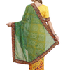 Dhiyona RV Women's Bandhani Georgette And Vichitra Silk With Thread Embroidery Saree ( KVD1411 )