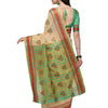 Dhiyona RV Women's Jacquard Cotton Silk Zari Butti And Lace Border Saree ( KVD1429 )