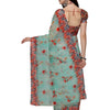 Dhiyona RV Women's Linen Blend Floral Printed Exclusive Saree With Blouse ( KVD1493 )