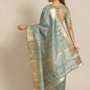 Dhiyona RV Women's Elegant Assam Cotton Silk Embroidered Saree with Temple Contrast Border  ( KVD1703 )