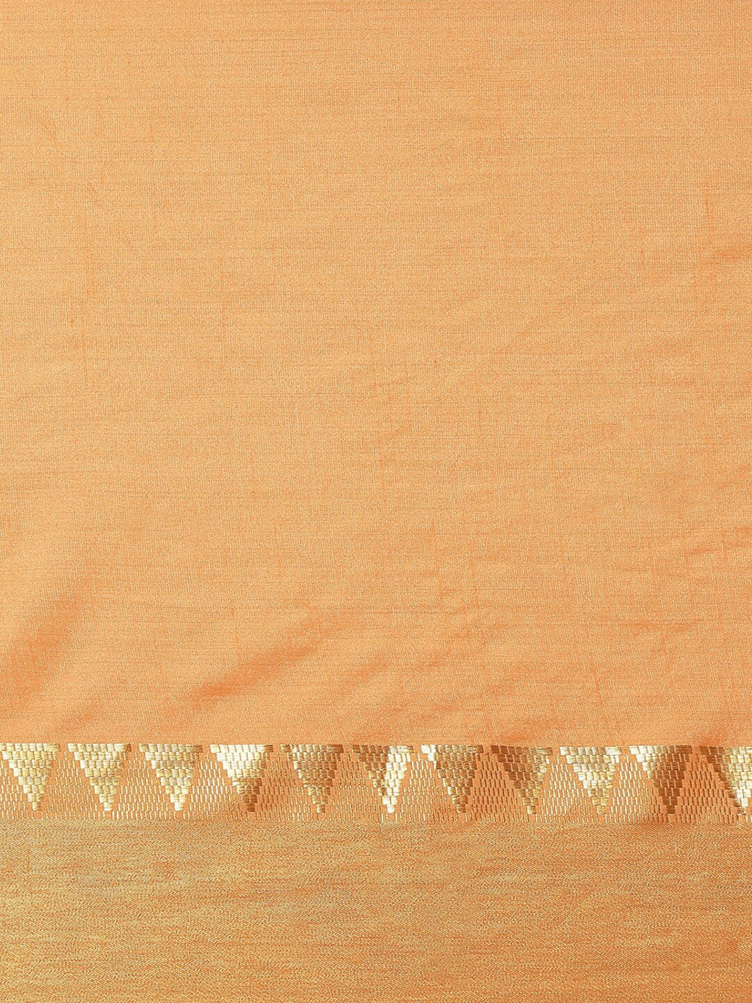 Indyancart RV Women's Assam Silk With Golden Broad Border Saree  ( KVD1716 )