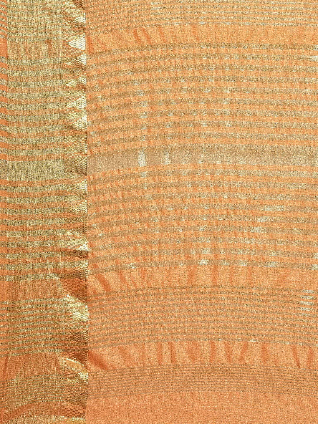 Indyancart RV Women's Assam Silk With Golden Broad Border Saree  ( KVD1716 )