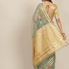 Dhiyona RV Women's Organza Thread Embroidery Weaving Border Attractive Saree ( KVD1858 )