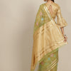 Dhiyona RV Women's Organza Thread Embroidery Weaving Border Attractive Saree ( KVD1860 )