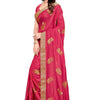 Indyancart RV Women's Trendy Embroidred Silk Saree with Unstitched Blouse ( KVD272 )