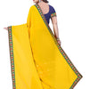 Dhiyona RV Women's Designer Half & Half Georgette Embroidery Work Saree With Blouse ( KVD31 )