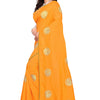 Dhiyona RV Women's Elegant Sana Silk Zari Embroidered Saree with Banglori Silk Blouse ( KVD379 )