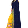 Dhiyona RV Women's Designer Half & Half Georgette Embroidery Work Saree With Blouse ( KVD38 )
