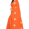 Dhiyona RV Women's Elegant Sana Silk Zari Embroidered Saree with Banglori Silk Blouse ( KVD380 )