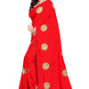 Dhiyona RV Women's Elegant Sana Silk Zari Embroidered Saree with Banglori Silk Blouse ( KVD381 )