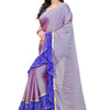 Dhiyona RV Women's Chiffon Ruffle Saree With Bandhej frill Saree ( KVD515 )