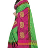 Dhiyona RV Women's Designer Traditional Embroidered Cotton Silk Saree With Blouse ( KVD662 )