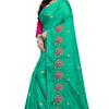 Indyancart RV Women's Sana Silk Thread Embroidery Saree ( KVD751 )