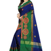 Dhiyona RV Women's Designer Traditional Embroidered Cotton Silk Saree With Blouse ( KVD823 )