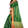 Dhiyona RV Women's Silk Saree With Zari Weaving Contrast Border Saree ( KVD834 )