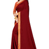 Dhiyona RV Women's Vichitra Georgette With heavy jacquard Blouse Saree ( KVD857 )