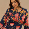 Indyancart IE Women Floral Printed Regular Kurta with Palazzos