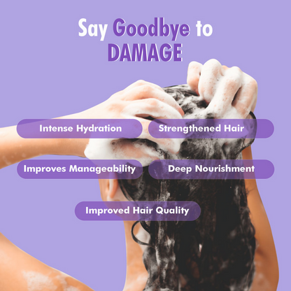 3TENX UltimateRevitalize shampoo bottle for dry and brittle hair, featuring sleek packaging and product label.
