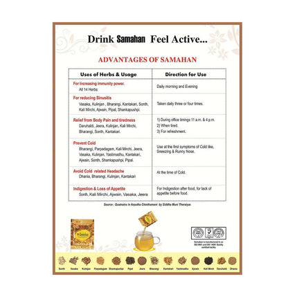 Samahan Instant Ayurvedic Care Sachets - Indyancart