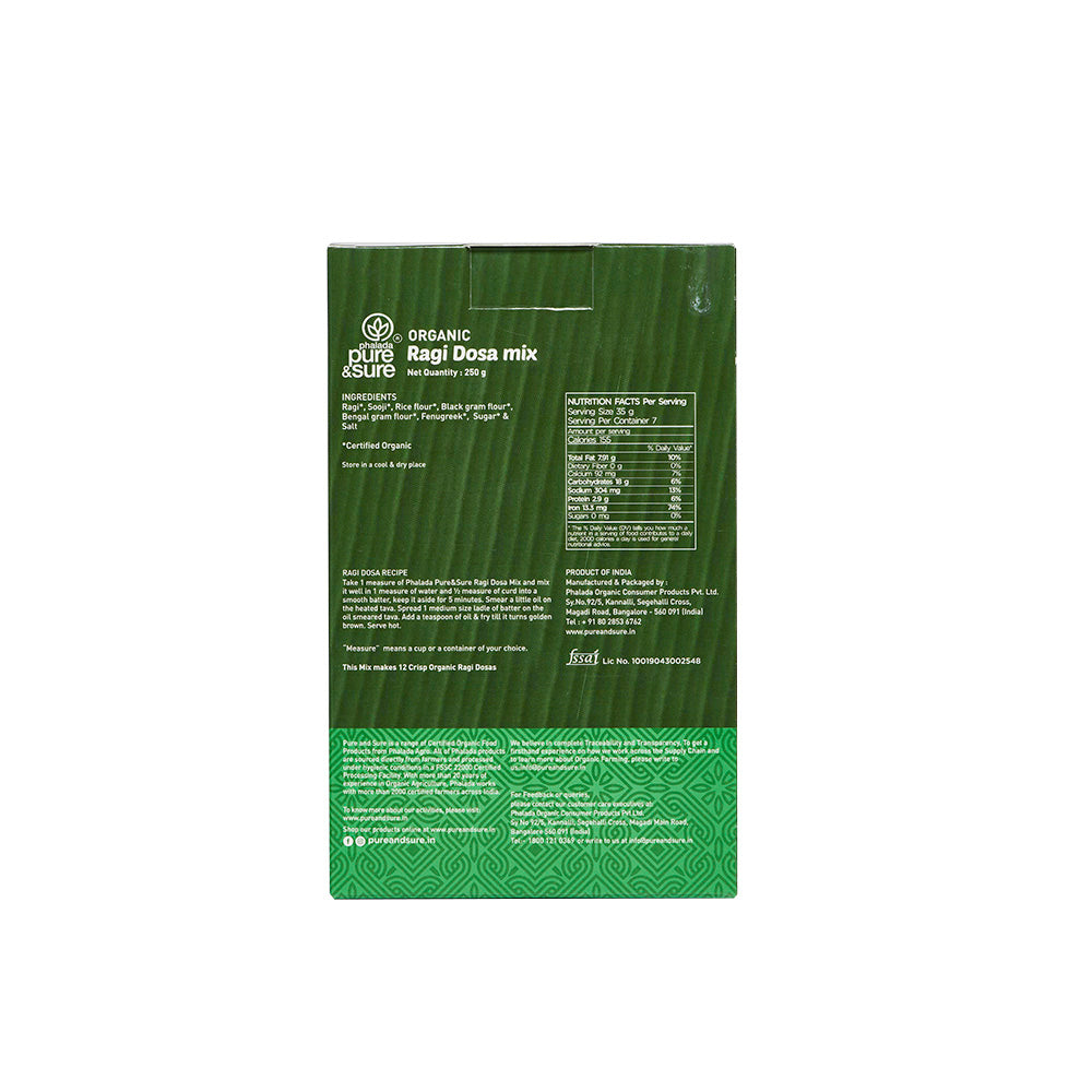 Pure & Sure Organic Ragi Dosa Mix