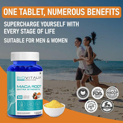 Biovitalia Organics Maca Rootcapsule Capsules