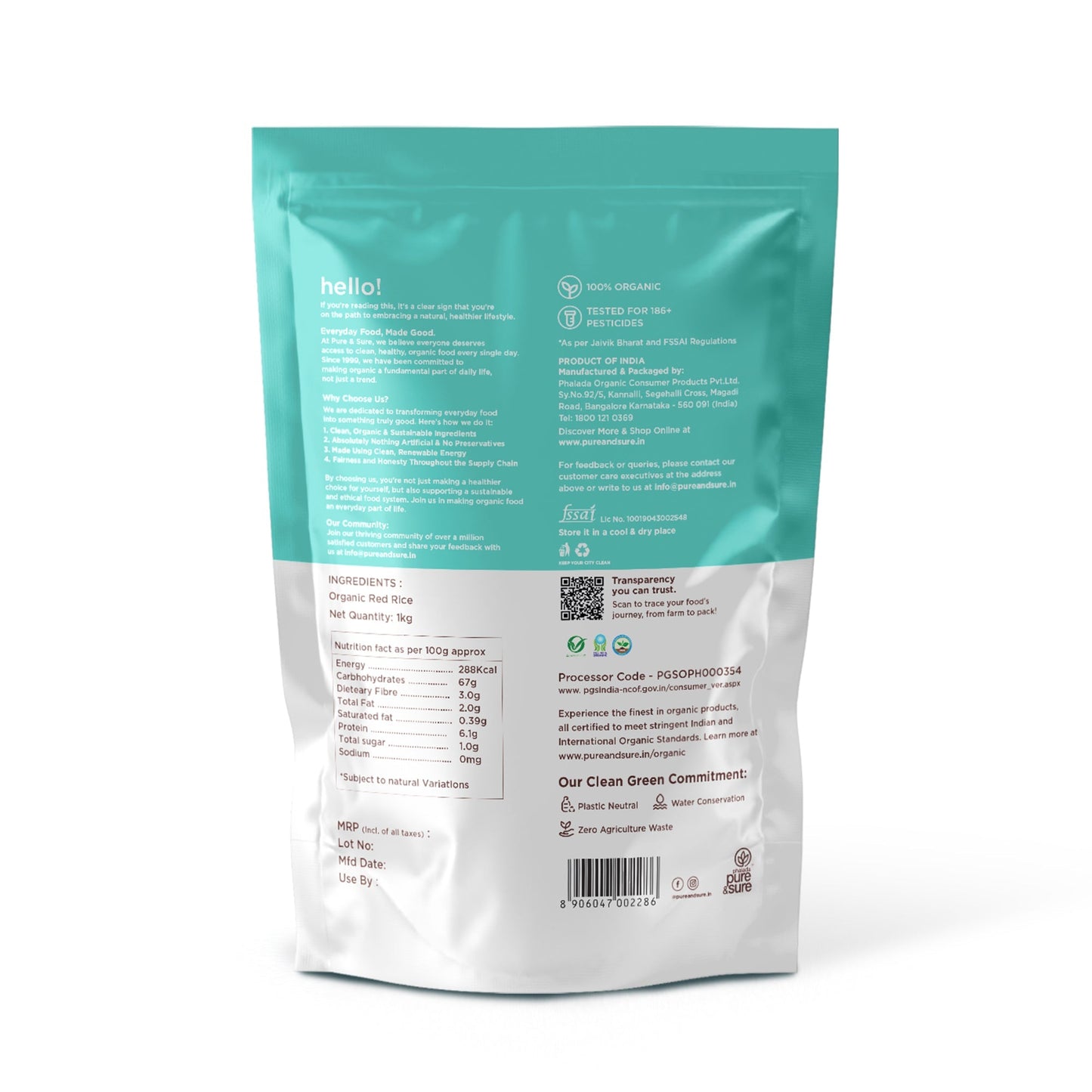 Pure & Sure Organic Red Rice