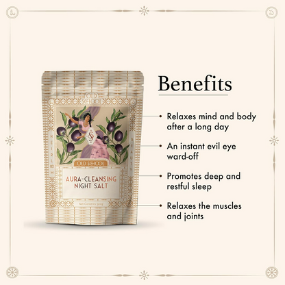 Old School Rituals Aura-Cleansing Night Bath Salt Relaxes Body