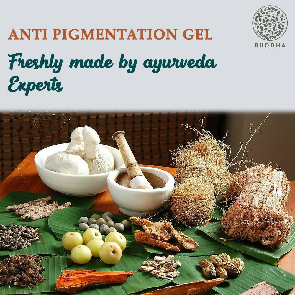 Buddha Natural Anti Pigmentation Gel -For Reducing Pigmentation, Lighten Blemishes & Dark Spots - Indyancart