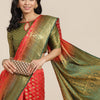 Dhiyona RV Women's Banarasi Cotton Silk With Zari weaving Saree  ( KVD1001 )
