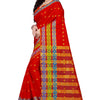Dhiyona RV Women's Jacquard Cotton Silk Zari Butti And Heavy Lace Border Saree With Blouse ( KVD1052 )