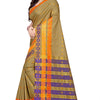 Dhiyona RV Women's Jacquard Cotton Silk Zari Butti And Heavy Lace Border Saree With Blouse ( KVD1053 )