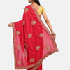 Dhiyona RV Women's Vichitra Silk With Cording Embroidery Work Exclusive Saree With Blouse ( KVD1057 )