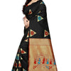 Dhiyona RV Women's Banarasi Silk With Silver Zari Weaving Saree With Blouse ( KVD1126 )