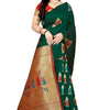 Dhiyona RV Women's Banarasi Silk With Silver Zari Weaving Saree With Blouse ( KVD1127 )