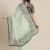 Dhiyona RV Women's Rangoli Georgette With Sequine Embroidery Floral Work Saree With Blouse ( KVD1135 )