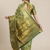 Dhiyona RV Women's Banarasi Silk With Jacquard Print Saree  ( KVD1142 )