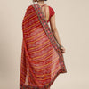 Dhiyona RV Women's Peacock Pattern Embroidery Georgette Saree with Blouse ( KVD119 )