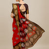 Dhiyona RV Women's Poly Cotton With Prizam Print Zari Broad Border And Printed Saree ( KVD1295 )