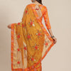 Dhiyona RV Women's Chiffon Saree With Sequine Embroidered Work And Bandhani Flowers. ( KVD1313 )