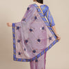 Dhiyona RV Women's Chiffon Saree With Sequine Embroidered Work And Bandhani Flowers. ( KVD1314 )
