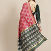 Dhiyona RV Women's Banarasi Cotton Silk With Patola Weaving Pattern Saree With Blouse ( KVD1336 )