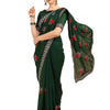 Dhiyona RV Women's Vichitra Silk With Zari Embroidery Saree ( KVD1356 )