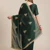 Dhiyona RV Women's Vichitra Silk With Zari Embroidery Saree ( KVD1400 )