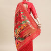 Dhiyona RV Women's Banarasi Jacquard With Zari Weaving And Printed Saree  ( KVD1438 )