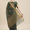 Indyancart RV Women's Soft Cotton With Zari Embroidery Saree ( KVD1440 )