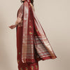 Dhiyona RV Women's Soft Cotton Silk With Colourful Thread Embroidery Saree With Blouse ( KVD1468 )
